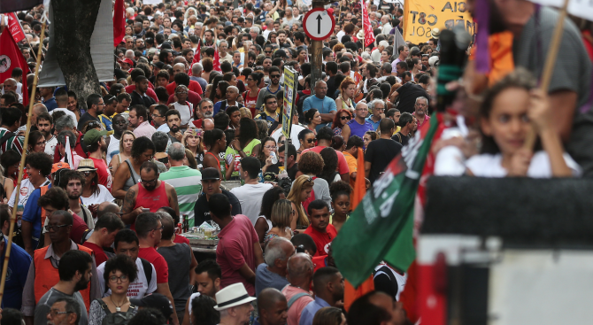 Обща стачка се проведе в Бразилия срещу пенсионната реформа вчера