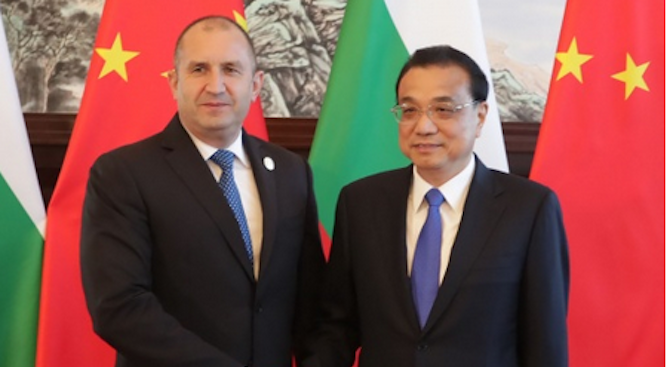Президентът Румен Радев представи на среща с министър-председателя на Китай