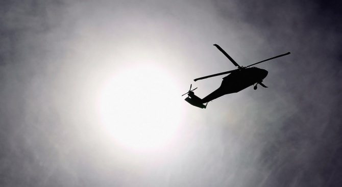 Хеликоптер на германските въоръжени сили (Бундесвера) се разби недалече от
