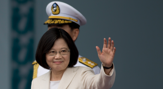 Президентката на Тайван Цай Ингвен замина днес на посещение в