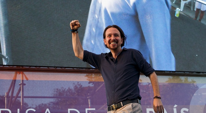 Лидерът на испанската радикална левица Подемос - Пабло Иглесиас, прие