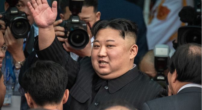 Севернокорейският лидер Ким Чен-ун гласува на местните избори, организирани вчера