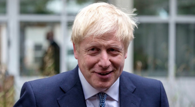 Британският премиер Борис Джонсън заяви днес, че Брекзит представлява "огромна