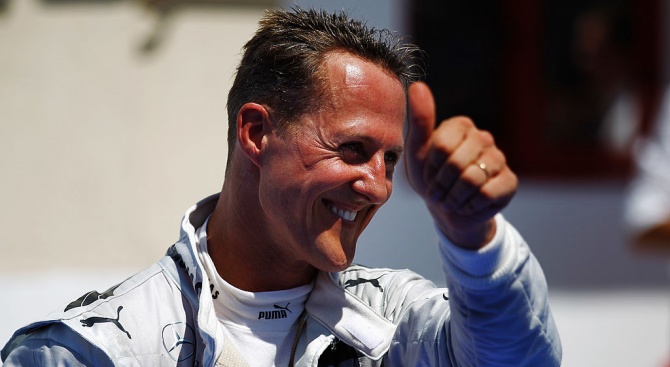 Седемкратният световен шампион във Формула 1 Михеал Шумахер обича да