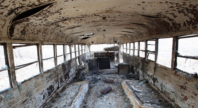 Автобус, превозващ деца от Молдова, се е запалил днес по
