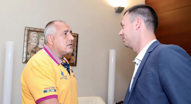 Министър-председателят Бойко Борисов се срещна с президента на професионален футболен