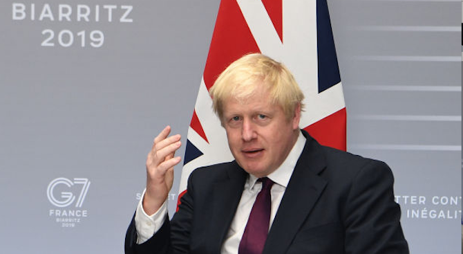 Британският премиер Борис Джонсън каза днес на председателя на Европейския