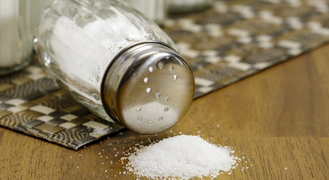 Голямата консумация на сол допринася незначително за развитие на сърдечносъдови