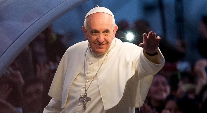 Папа Франциск пристигна днес на официално посещение в Мавриций -