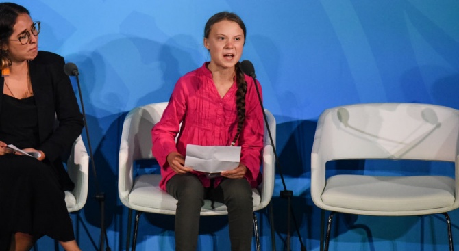 Шведската екоактивистка Грета Тунберг "отвърна на удара" на американския президент
