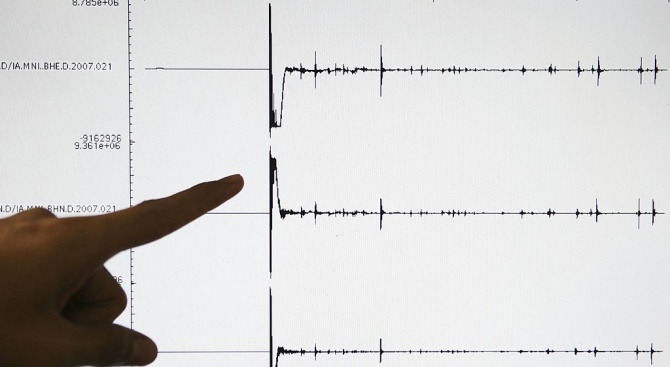Земетресение с магнитуд 7,2 бе регистрирано край Чили днес, предадоха