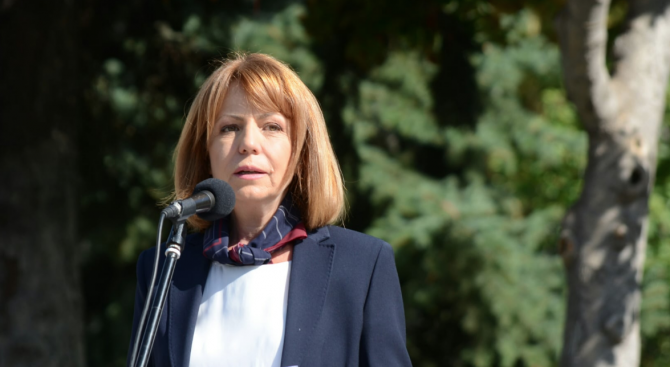 Кандидатът за кмет на София Йорданка Фандъкова, издигната от коалицията
