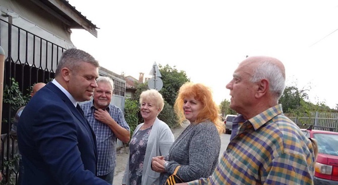 Заедно с жители на „Гаганица“ кандидатът на ГЕРБ за кмет