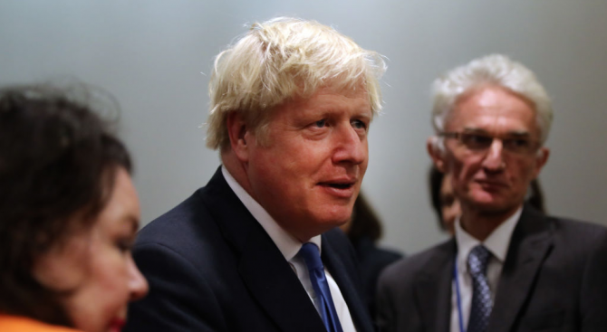 Премиерът Борис Джонсън е казал на среща на британски депутати