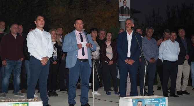 Кандидатът от коалиция ГЕРБ-Обединени земеделци за кмет на община "Марица"