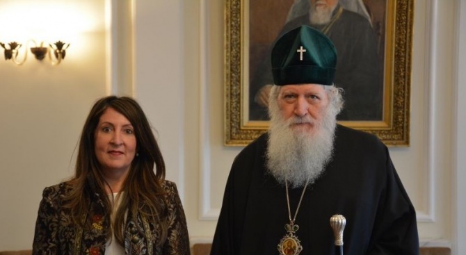 Българският патриарх Неофит прие днес новия посланик на САЩ у