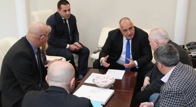 Премиерът Бойко Борисов проведе среща с Камарата на строителите По